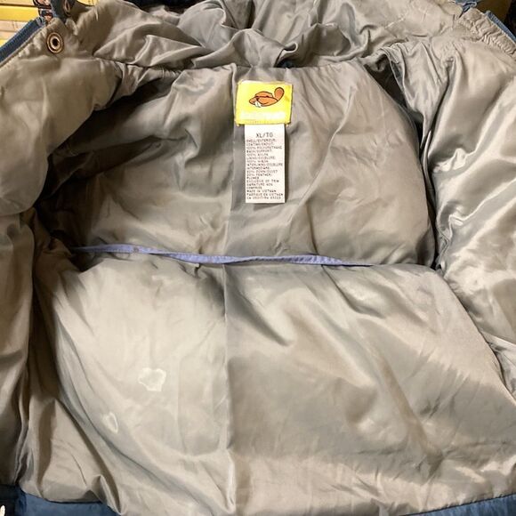 Baby Roots‎ Blue Winter Puffer Coat XL 18-24 Months - Picture 7 of 8